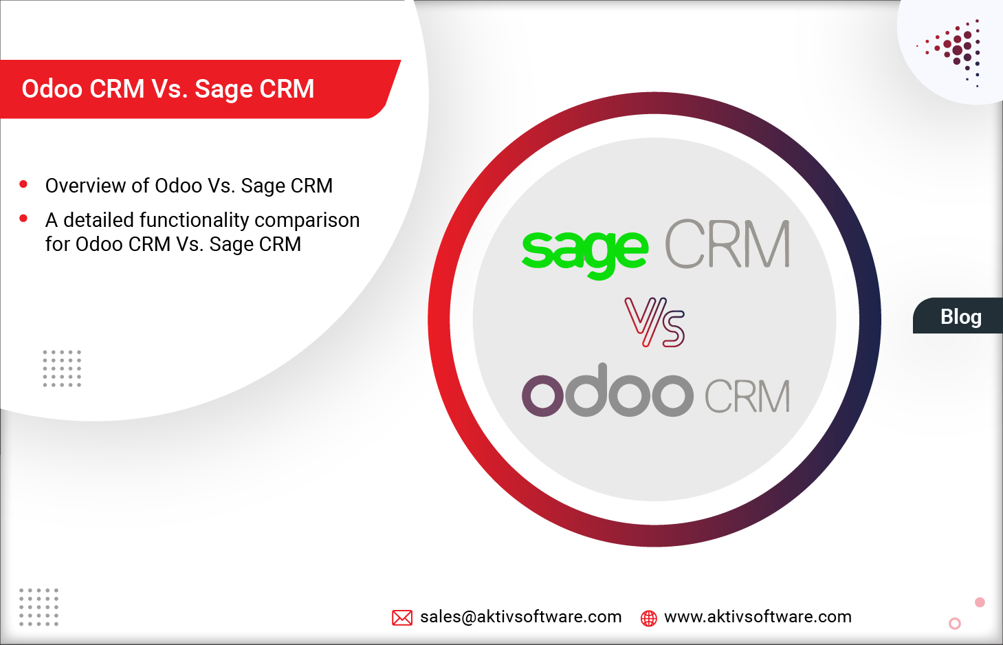 Odoo CRM Vs. Sage CRM|Odoo CRM Vs. Sage CRM