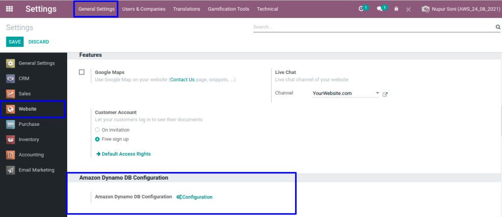 Connecting AWS DynamoDB and Odoo 14: Data Migration Made Easy 2 AWS DynamoDB and Odoo 14