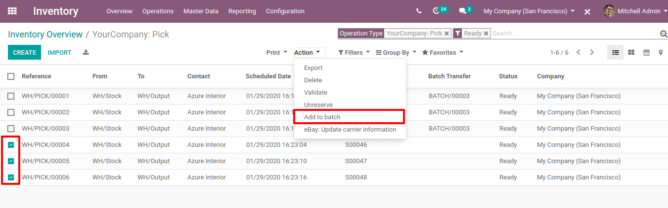 Streamlining Warehouse Operations with Batch Picking in Odoo 6 Batch Picking in Odoo