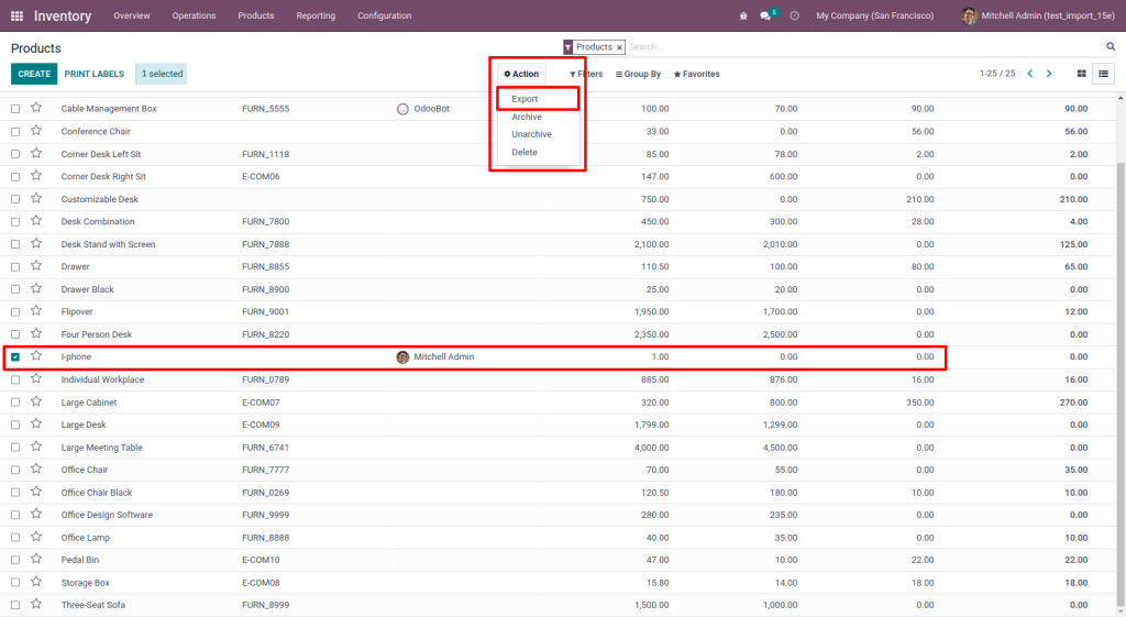 How to Import Bulk Products in Odoo: Standard Vs. Custom Script 3 Import Bulk Products in Odoo
