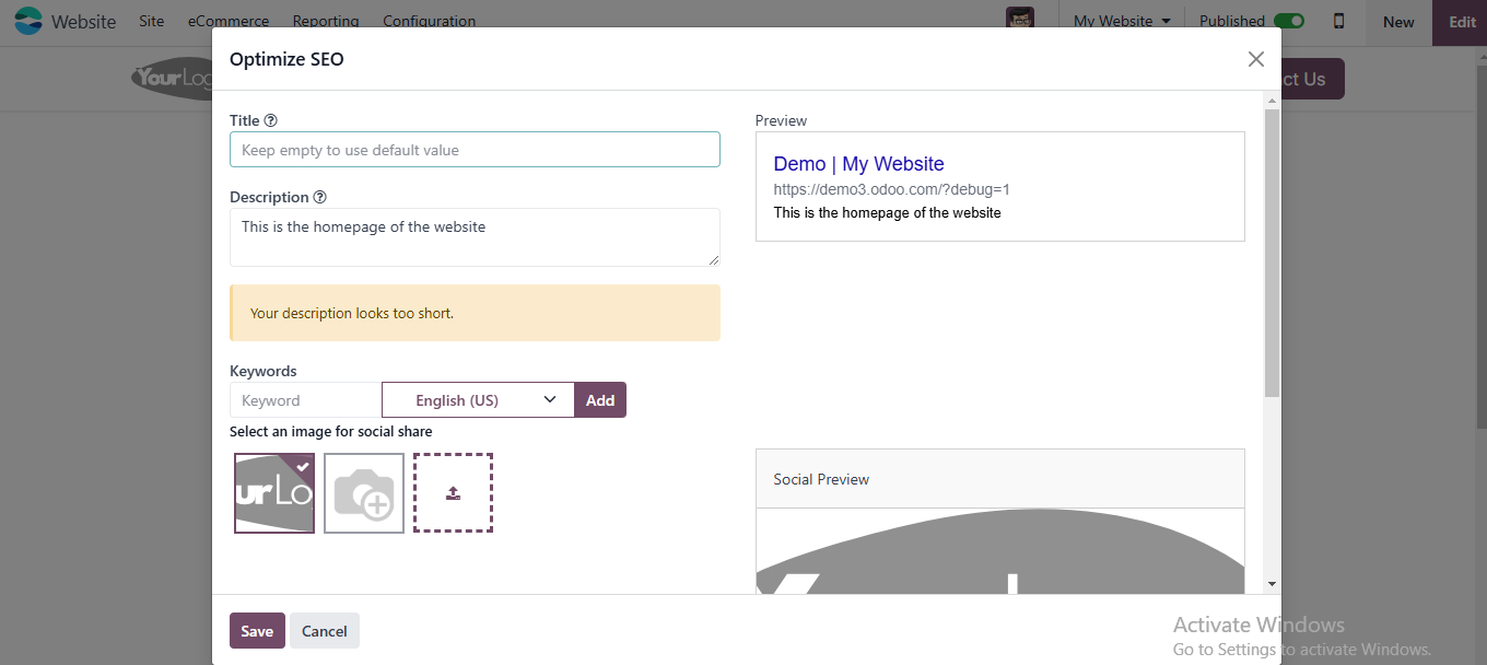 A Beginner’s Guide to Configuring Odoo Website SEO 2 Odoo Website SEO Configuration