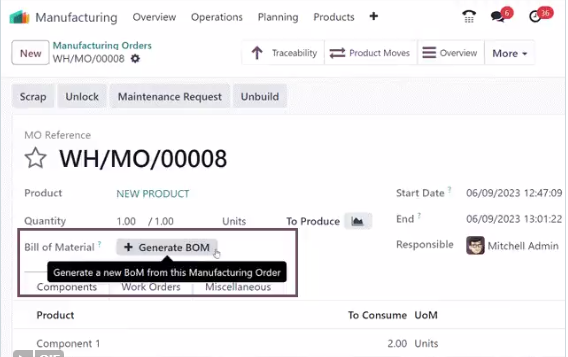 Odoo 17 Expected Features, Module-wise Breakdown 7 Odoo 17 BOM
