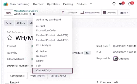 Odoo 17 Expected Features, Module-wise Breakdown 8 Odoo 17 BOM