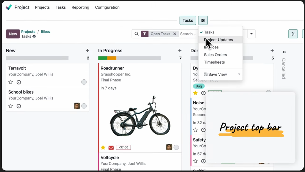 Odoo 18: Enterprise Software Done Right! 13 Odoo 18 Project App