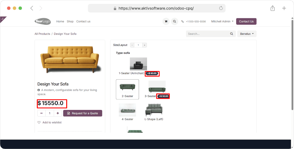 Dynamic Price Calculation in Odoo CPQ